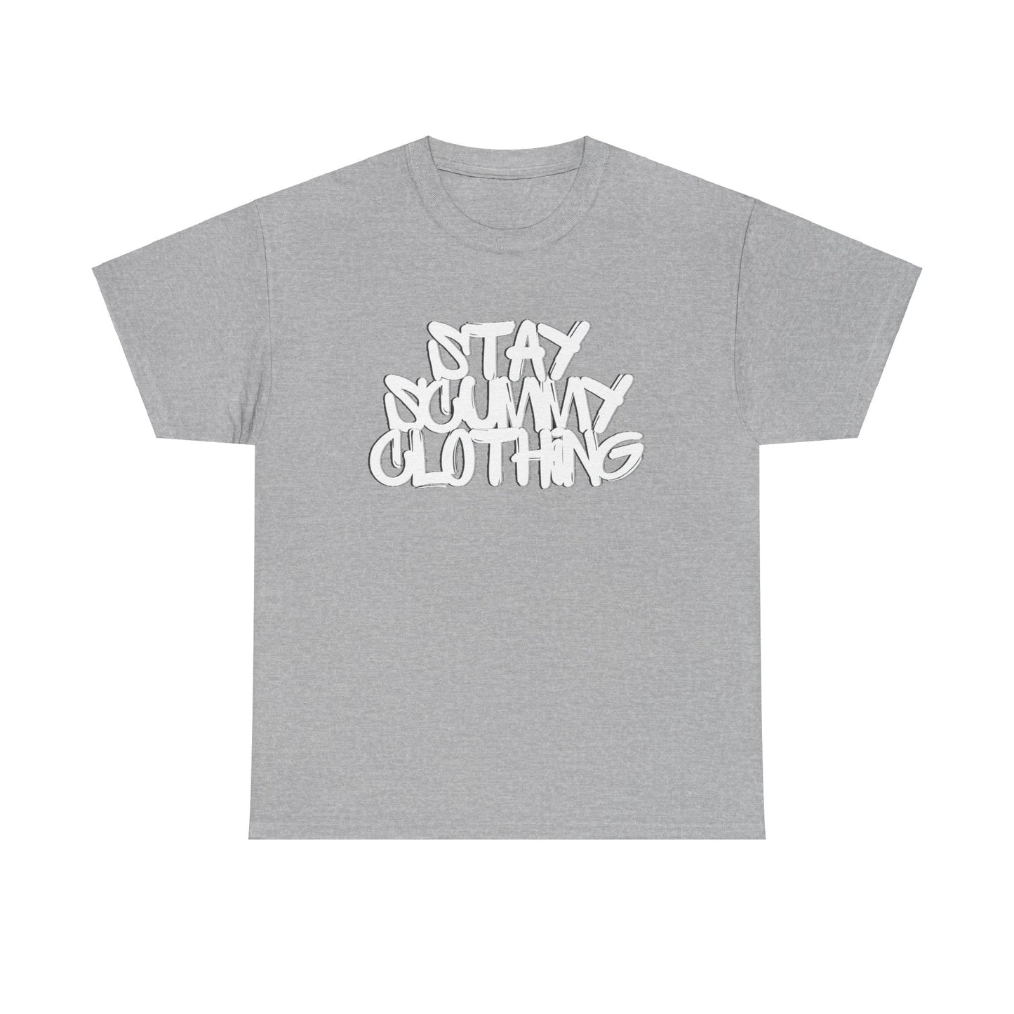 Stay Scummy Clothing white logo