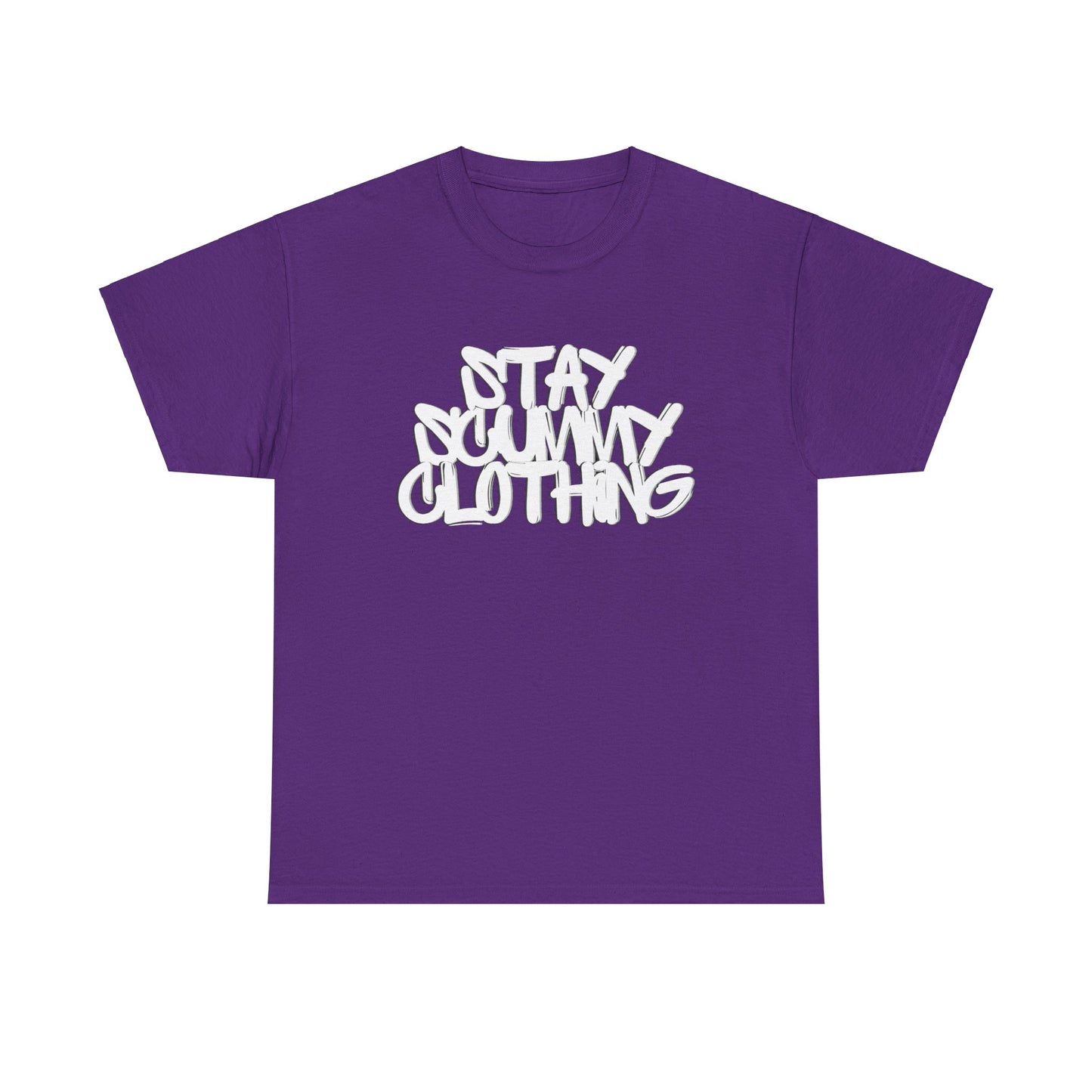 Stay Scummy Clothing white logo