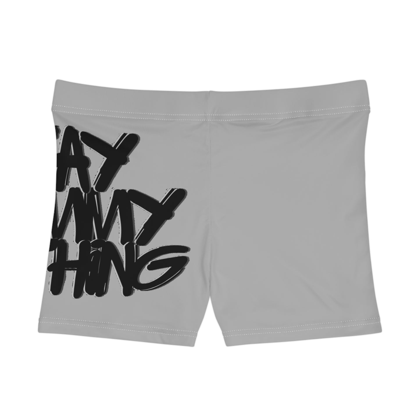 Black Logo Stay Scummy Women's Shorts