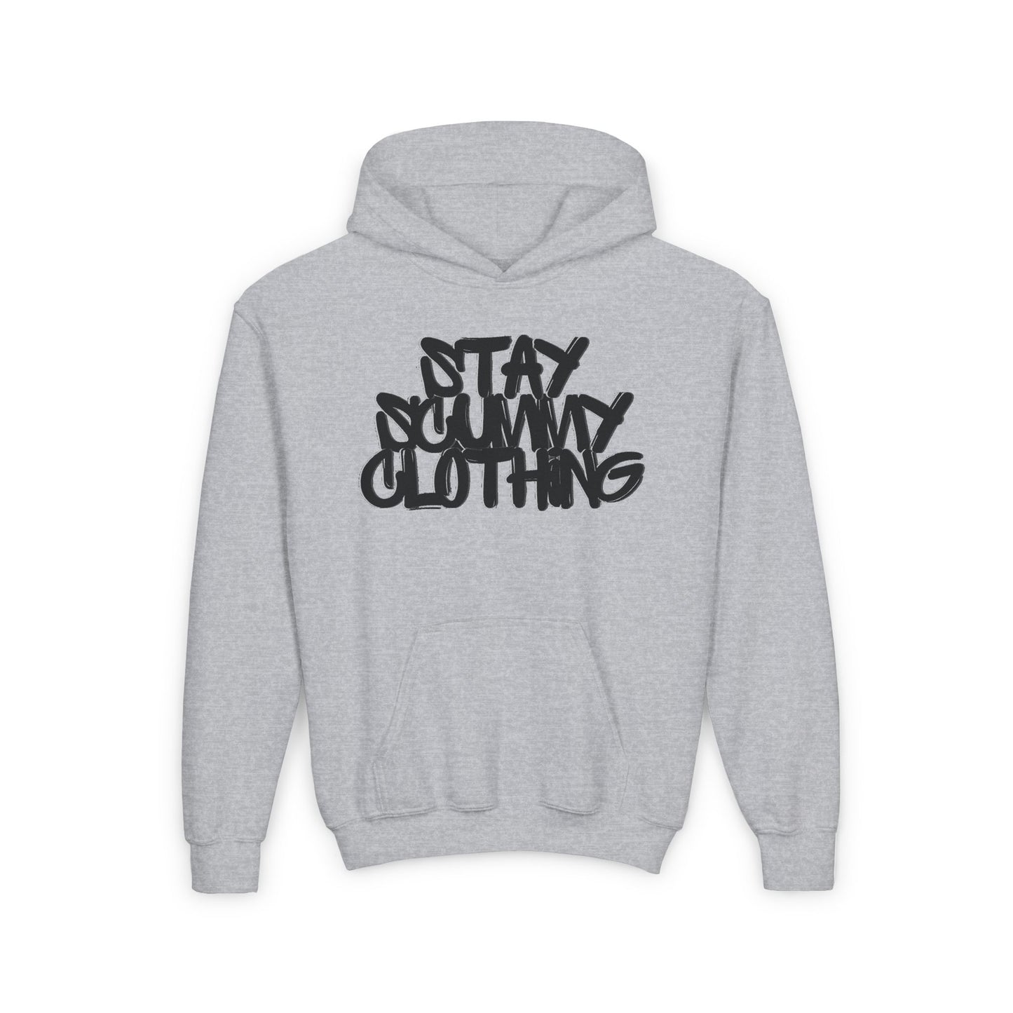 Youth Hoodie Stay Scummy Black Logo