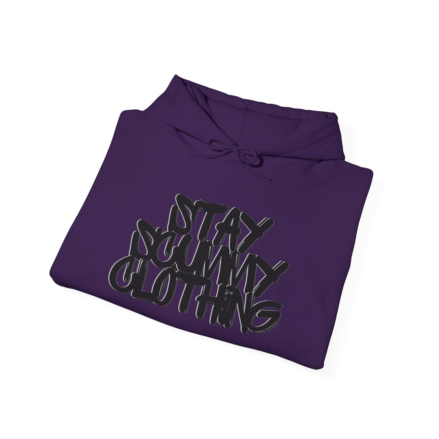 Stay Scummy black logo hoodie