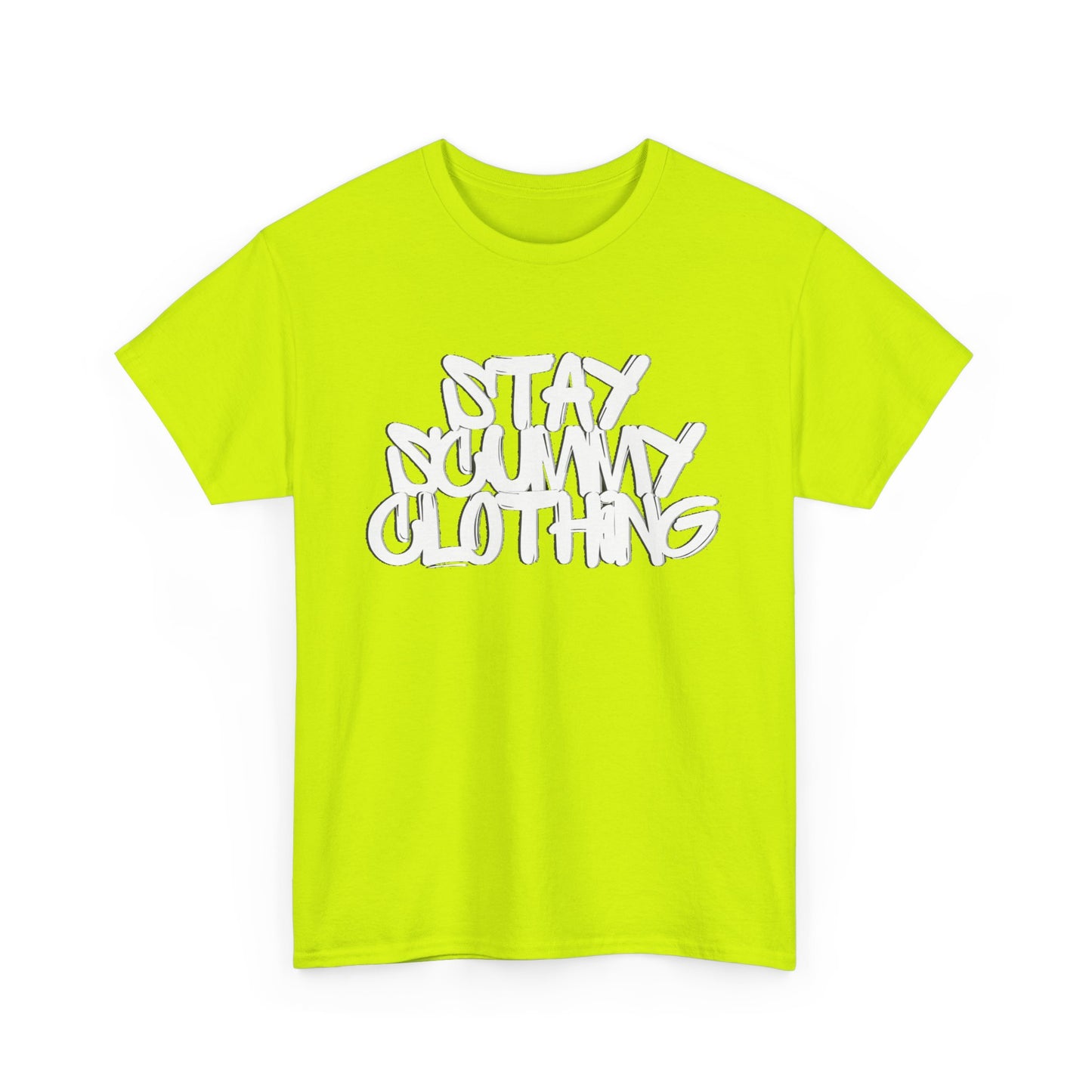Stay Scummy Clothing white logo