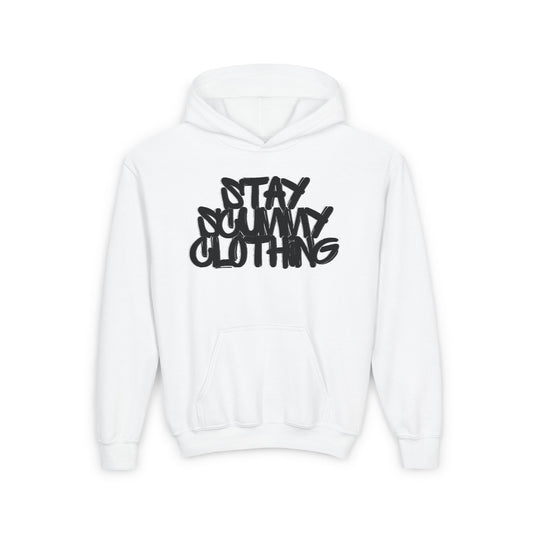 Youth Hoodie Stay Scummy Black Logo