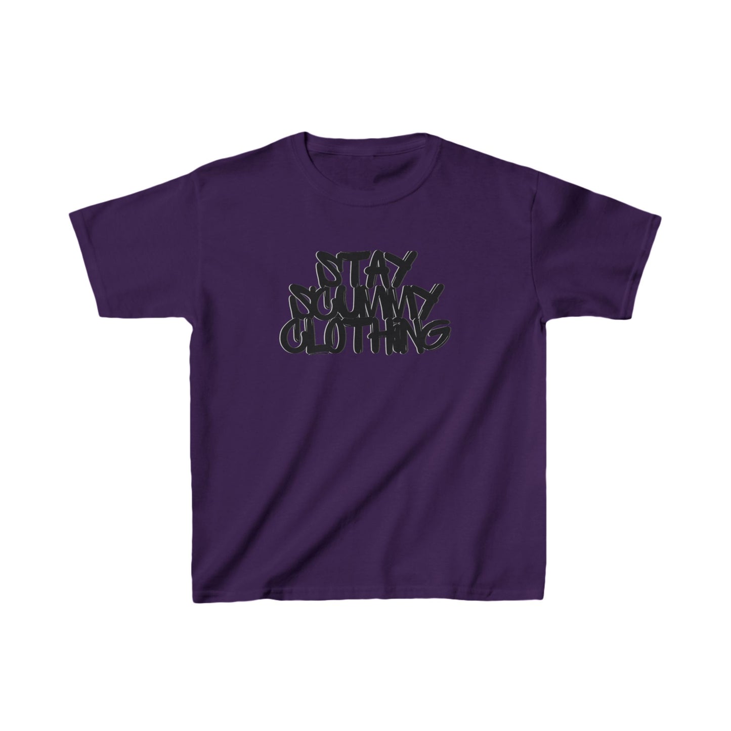 Kids Tee Stay Scummy Black Logo