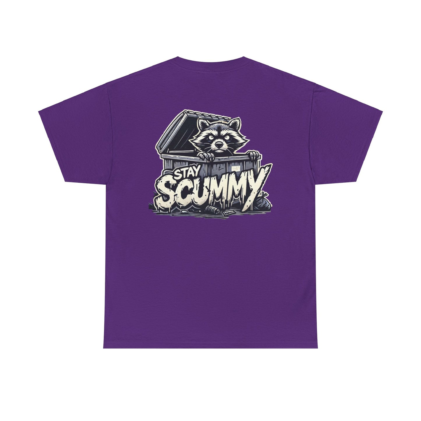 Unisex Tee - Stay Scummy trash panda logo