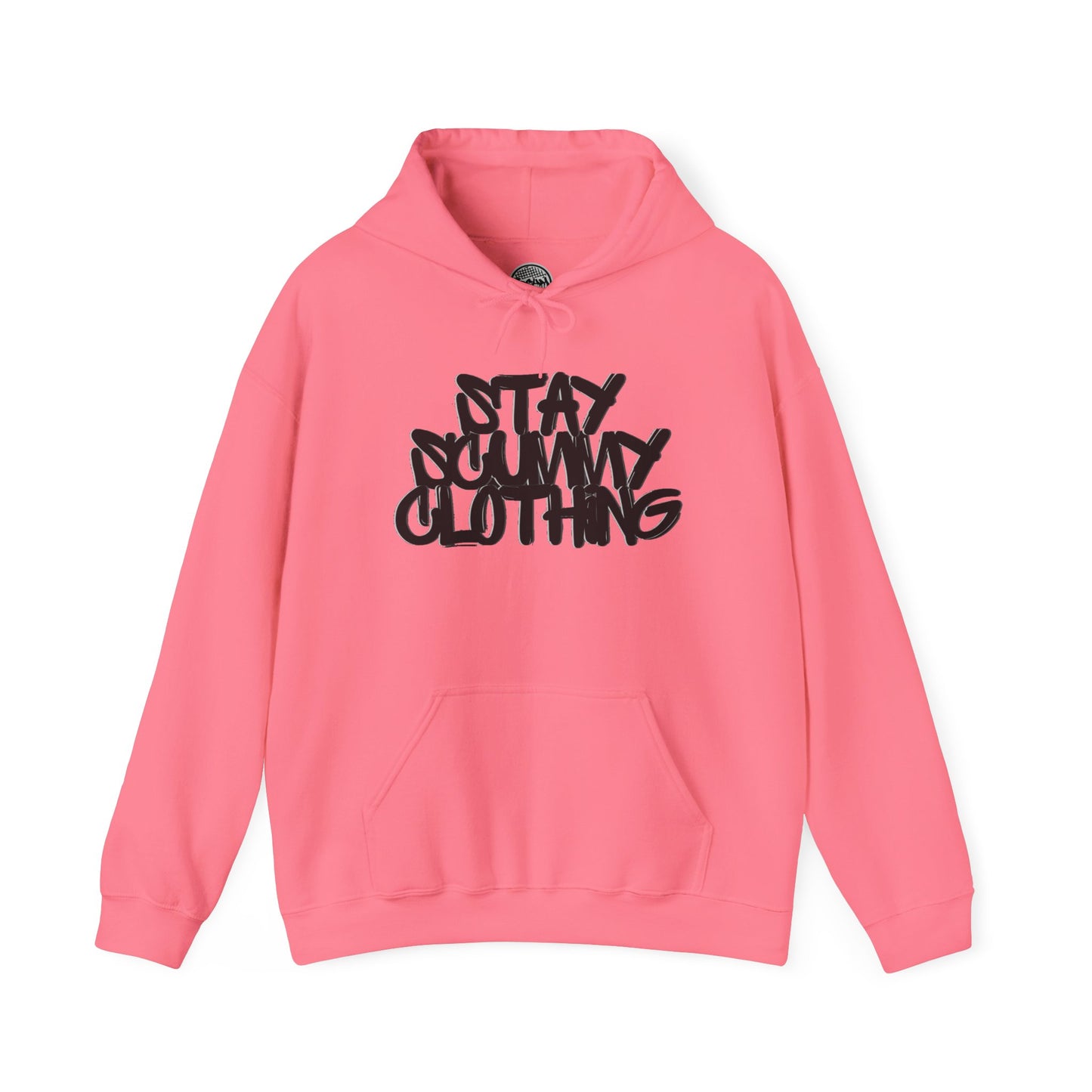 Stay Scummy black logo hoodie