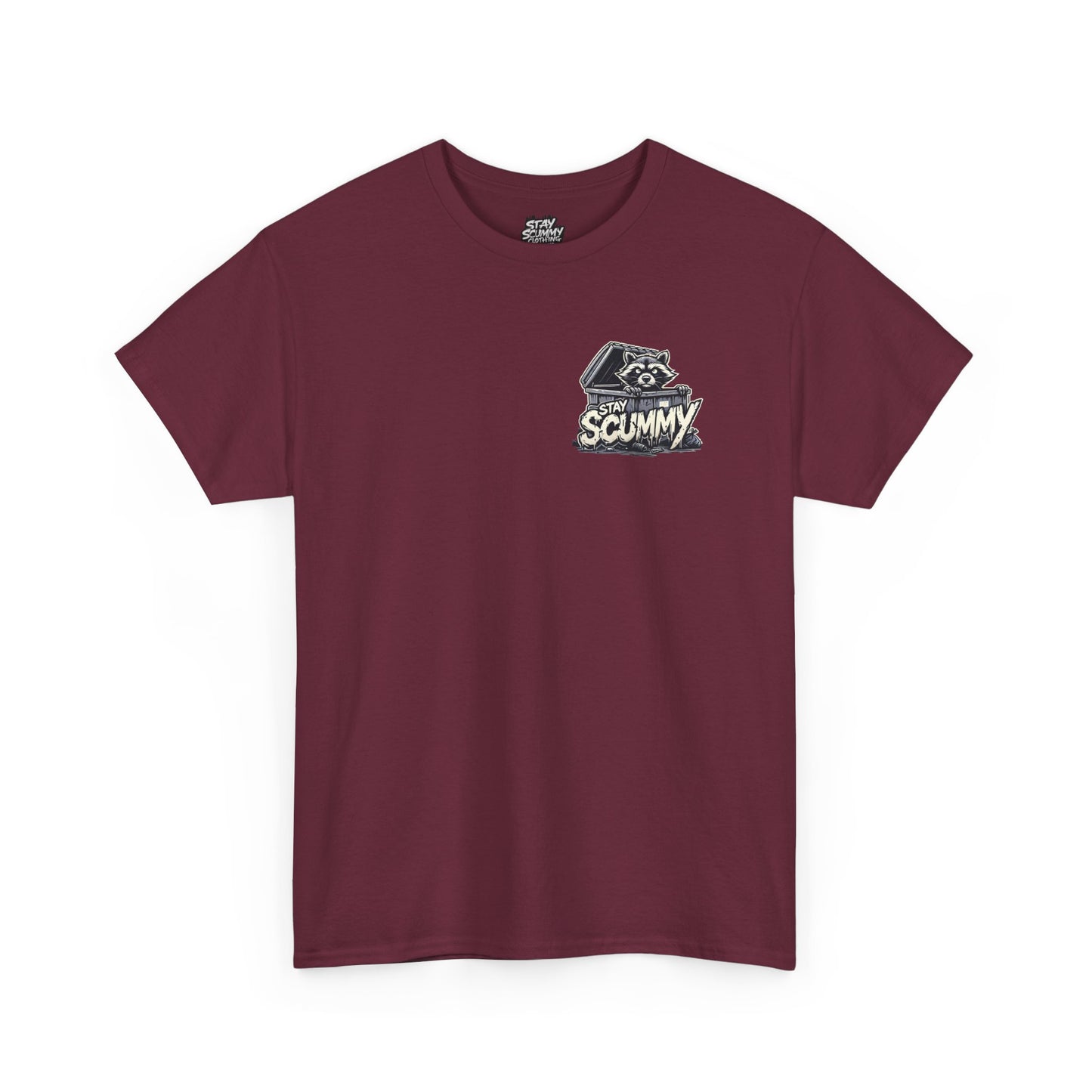 Unisex Tee - Stay Scummy trash panda logo