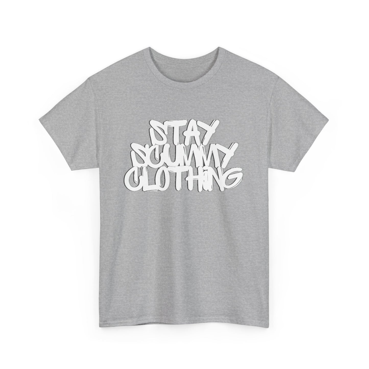 Stay Scummy Clothing white logo