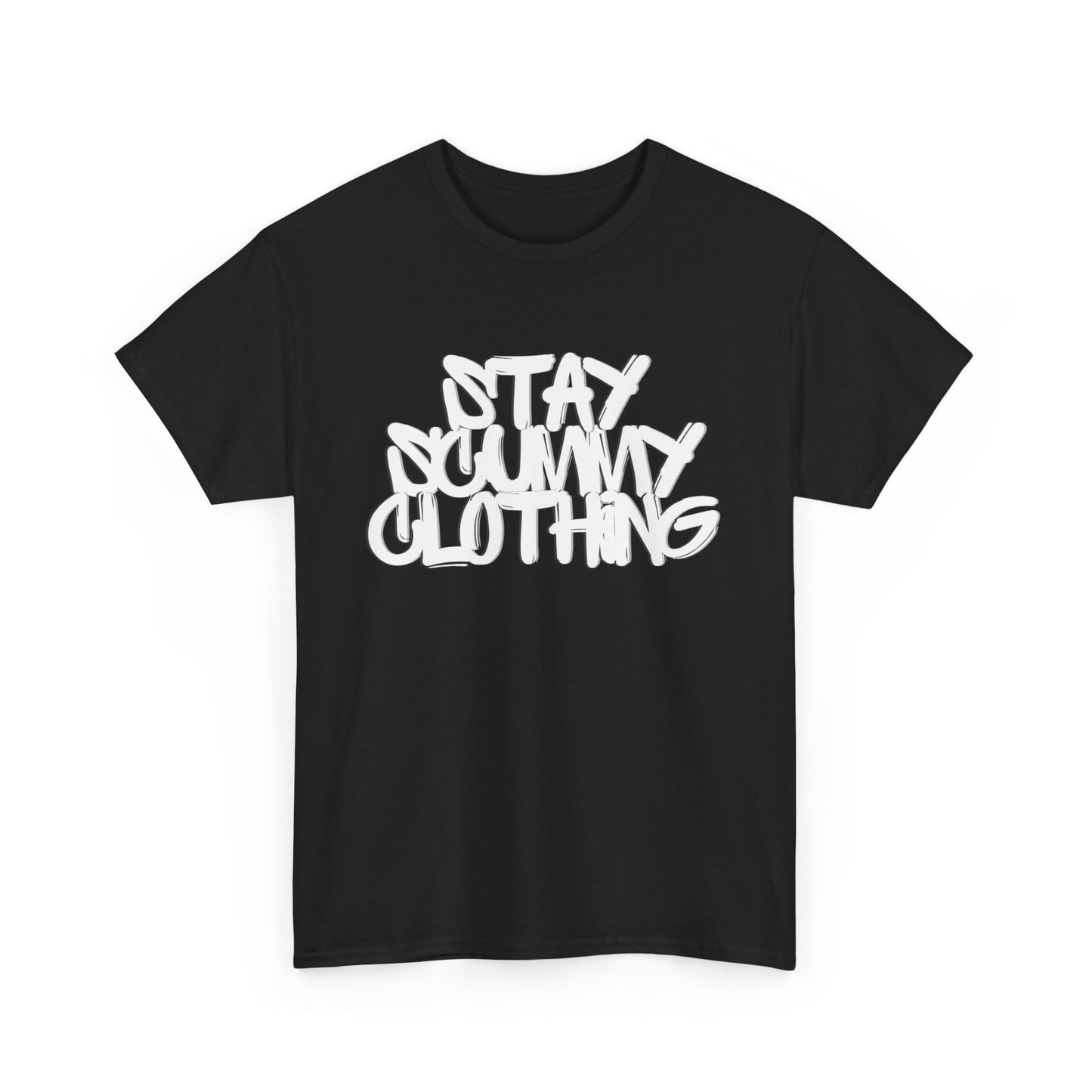 Stay Scummy Clothing white logo
