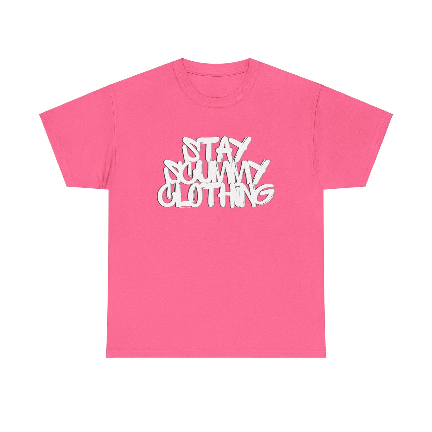 Stay Scummy Clothing white logo