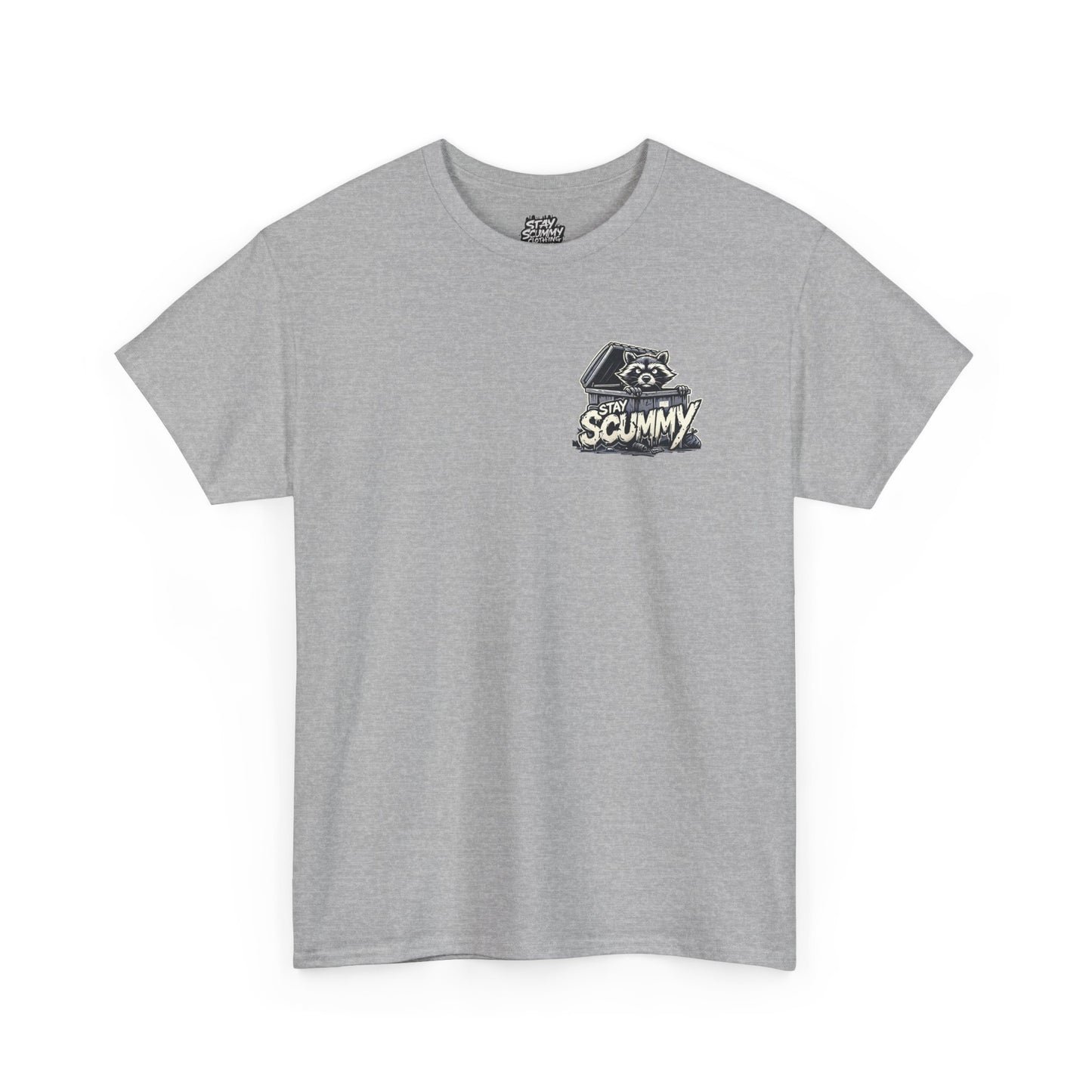 Unisex Tee - Stay Scummy trash panda logo