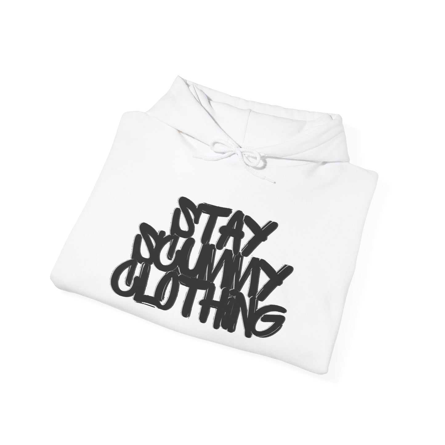 Stay Scummy black logo hoodie