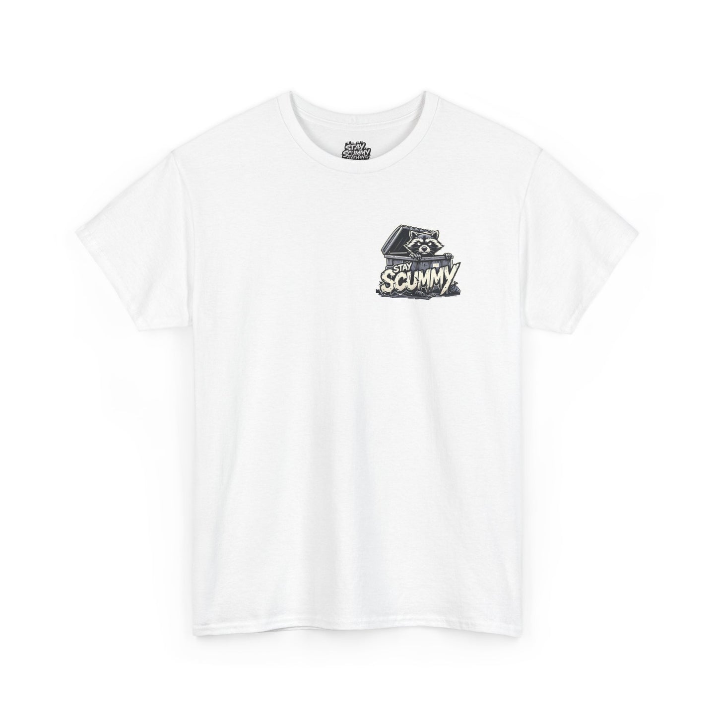 Unisex Tee - Stay Scummy trash panda logo