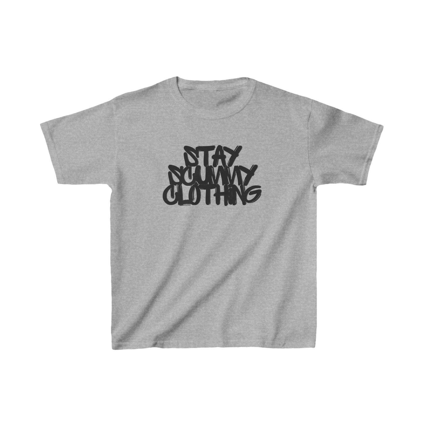 Kids Tee Stay Scummy Black Logo