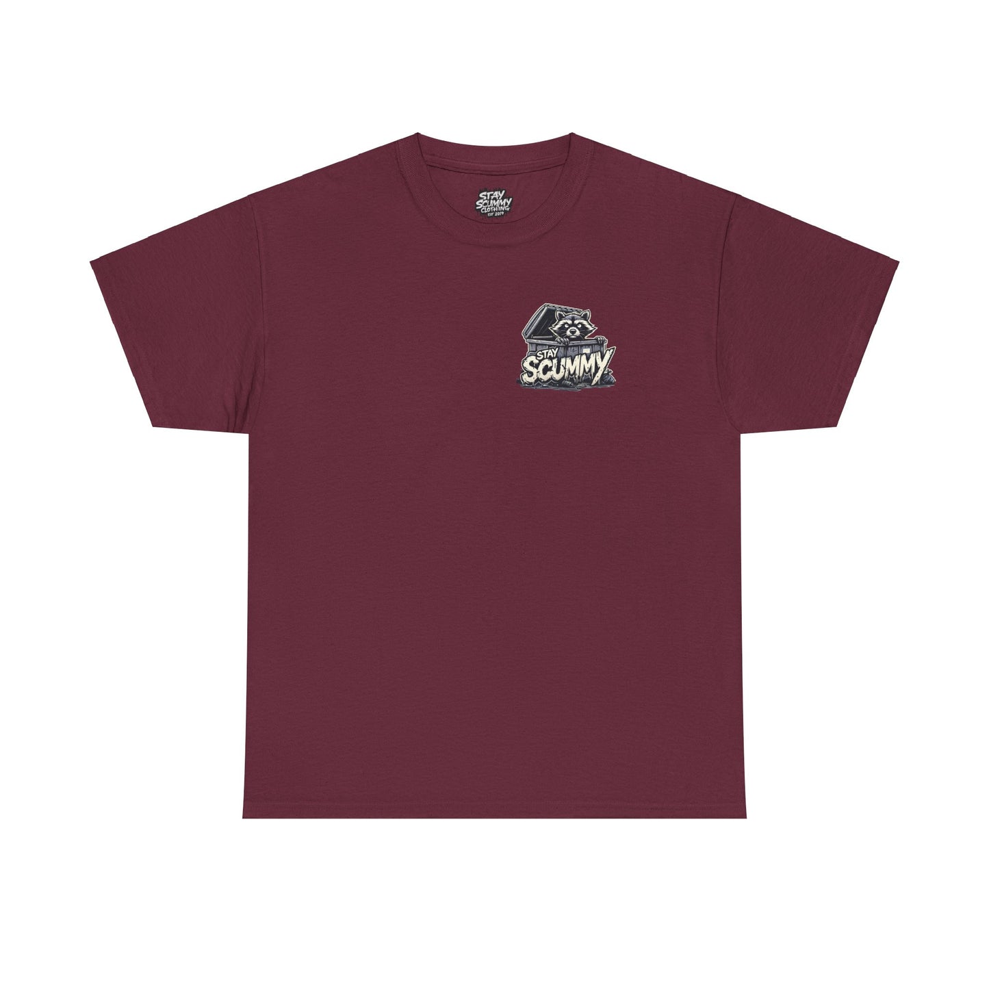 Unisex Tee - Stay Scummy trash panda logo