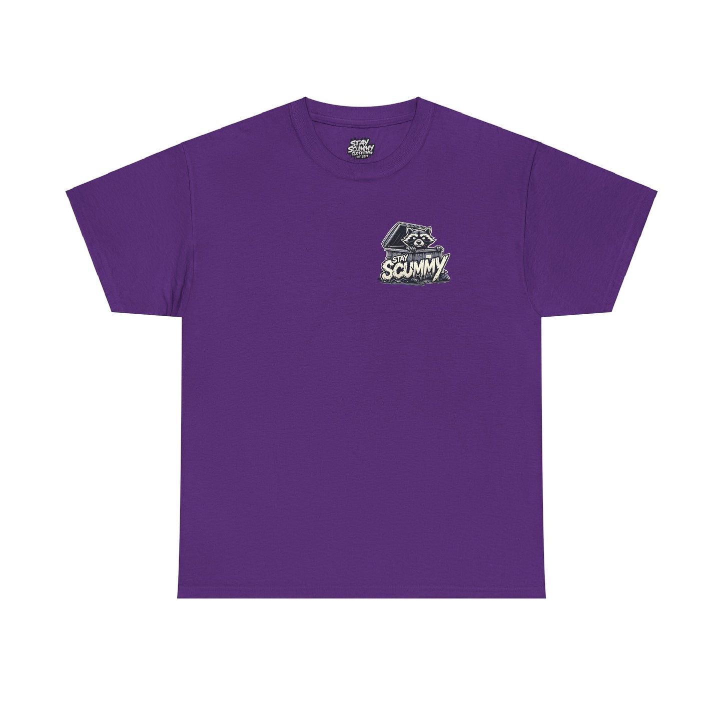 Unisex Tee - Stay Scummy trash panda logo