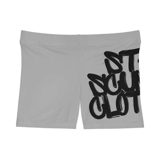 Black Logo Stay Scummy Women's Shorts