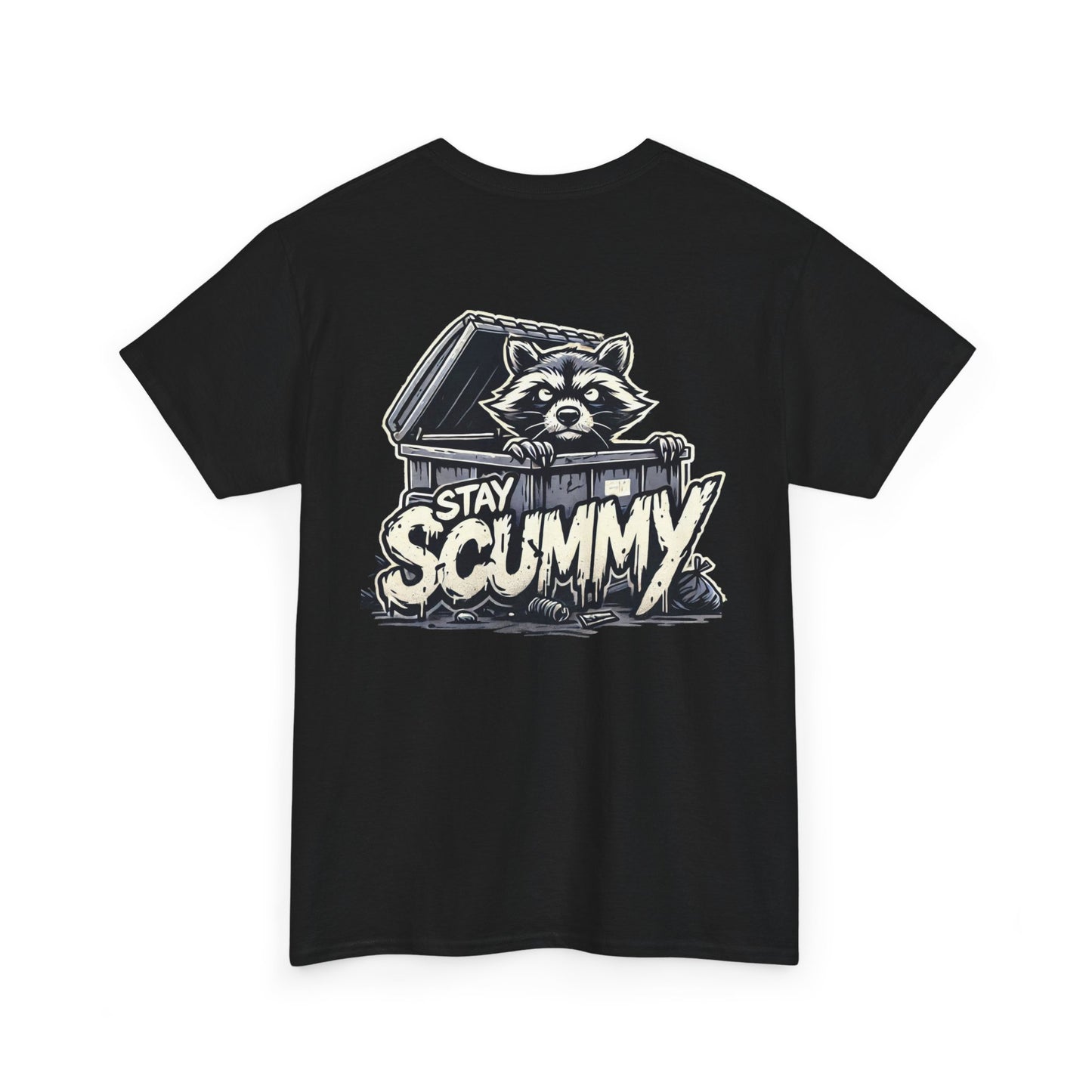 Unisex Tee - Stay Scummy trash panda logo