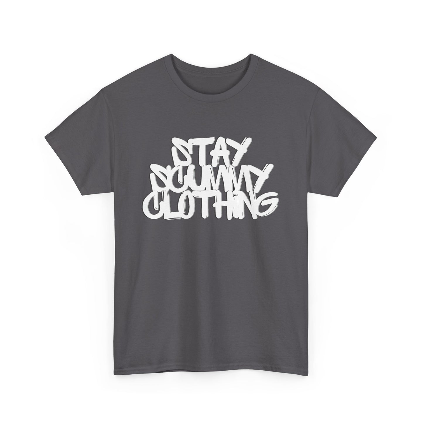 Stay Scummy Clothing white logo