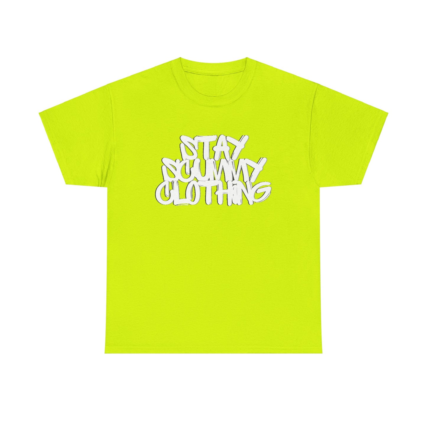 Stay Scummy Clothing white logo