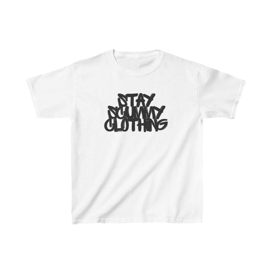 Kids Tee Stay Scummy Black Logo