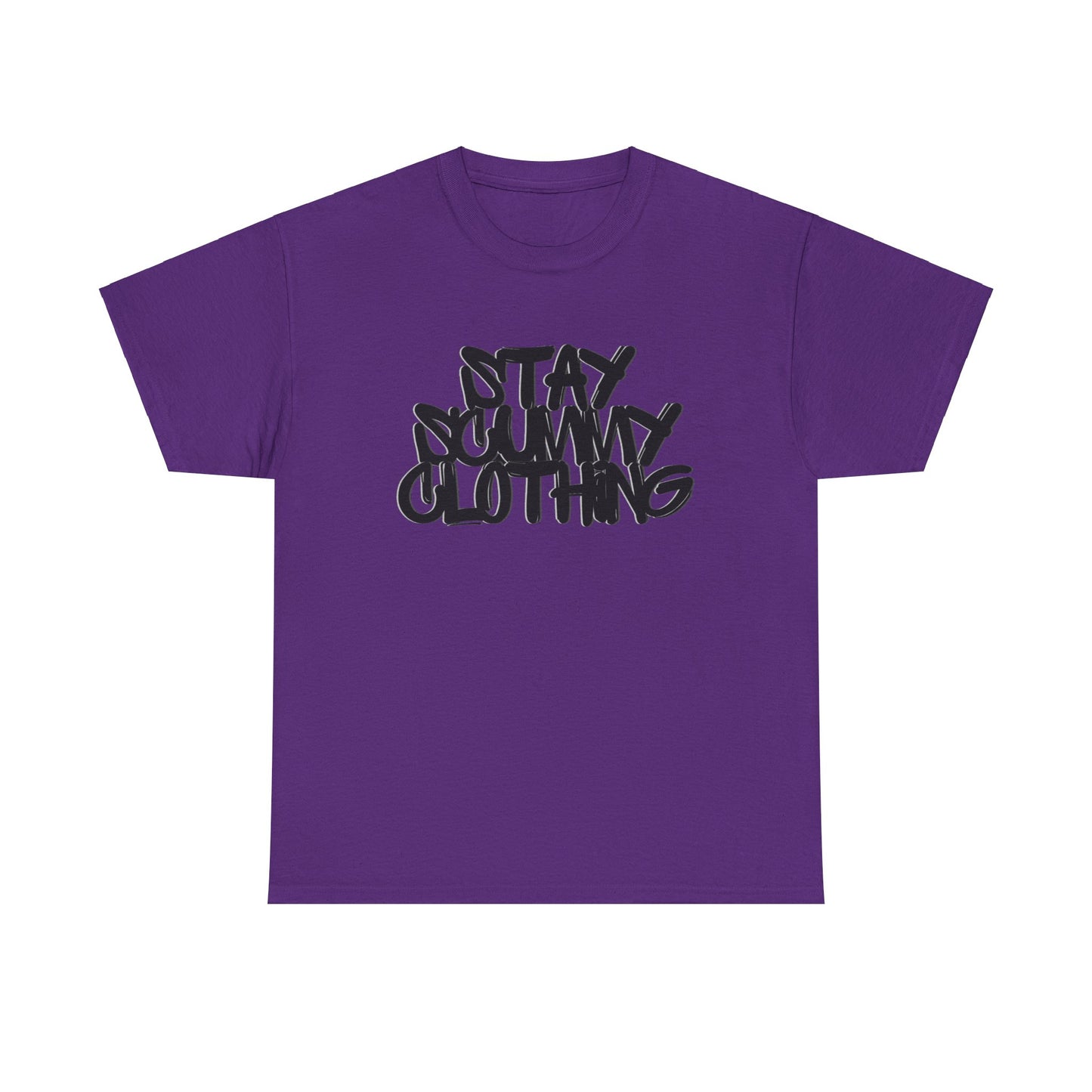 Stay Scummy Clothing black logo tee