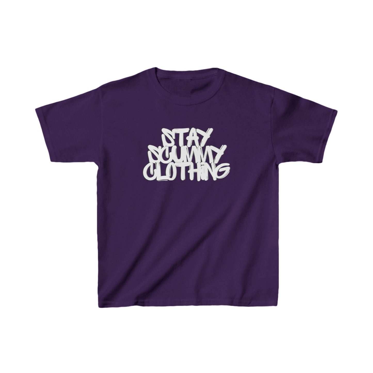 Kids Tee Stay Scummy White Logo