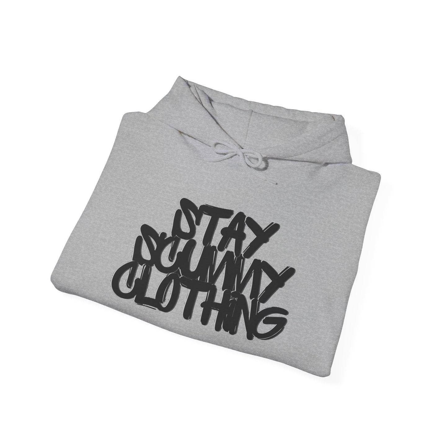Stay Scummy black logo hoodie