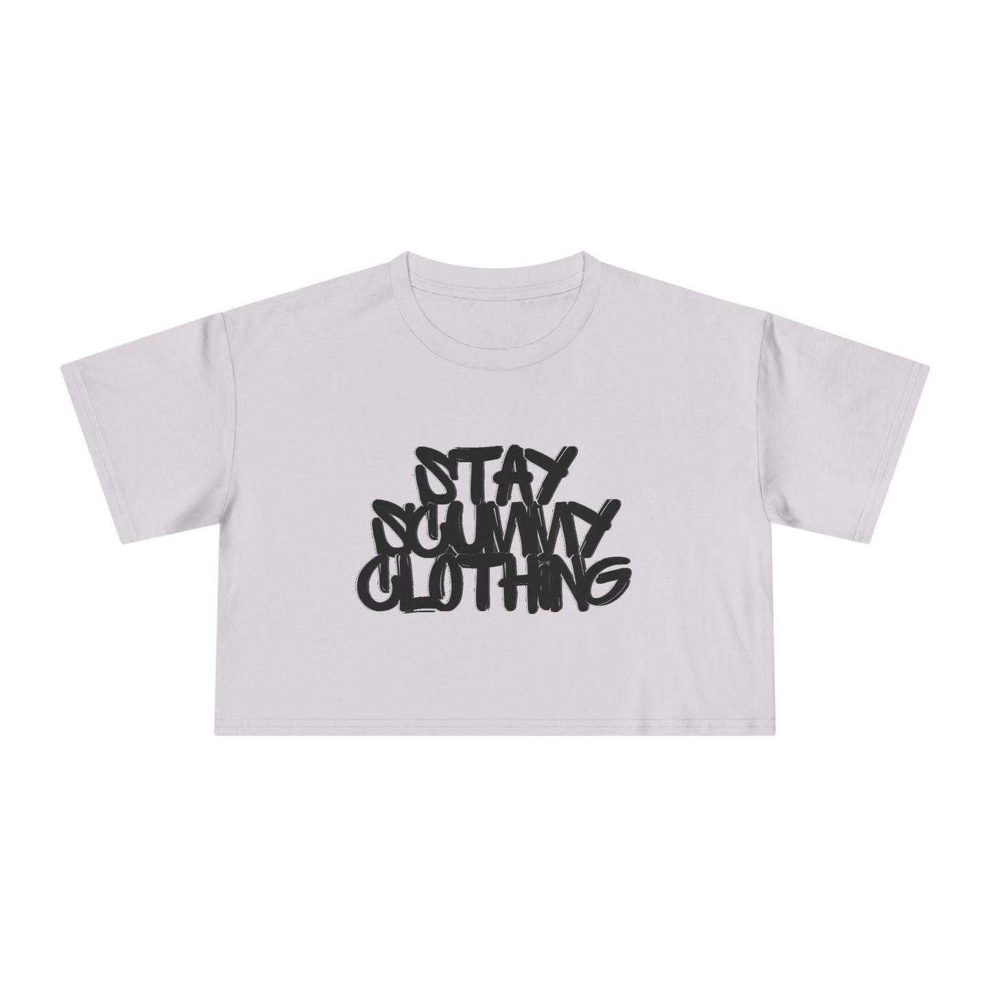 Stay Scummy Clothing logo crop tee