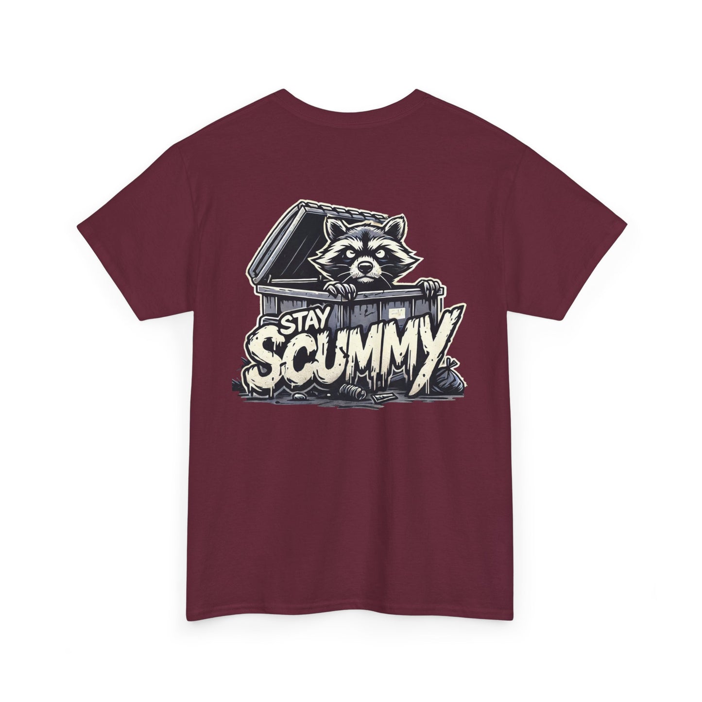 Unisex Tee - Stay Scummy trash panda logo