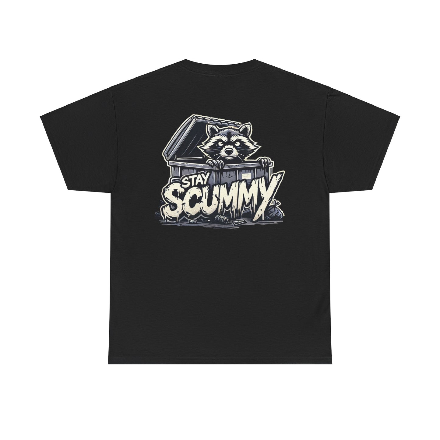 Unisex Tee - Stay Scummy trash panda logo