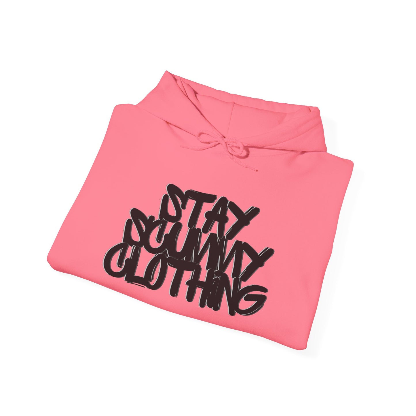Stay Scummy black logo hoodie