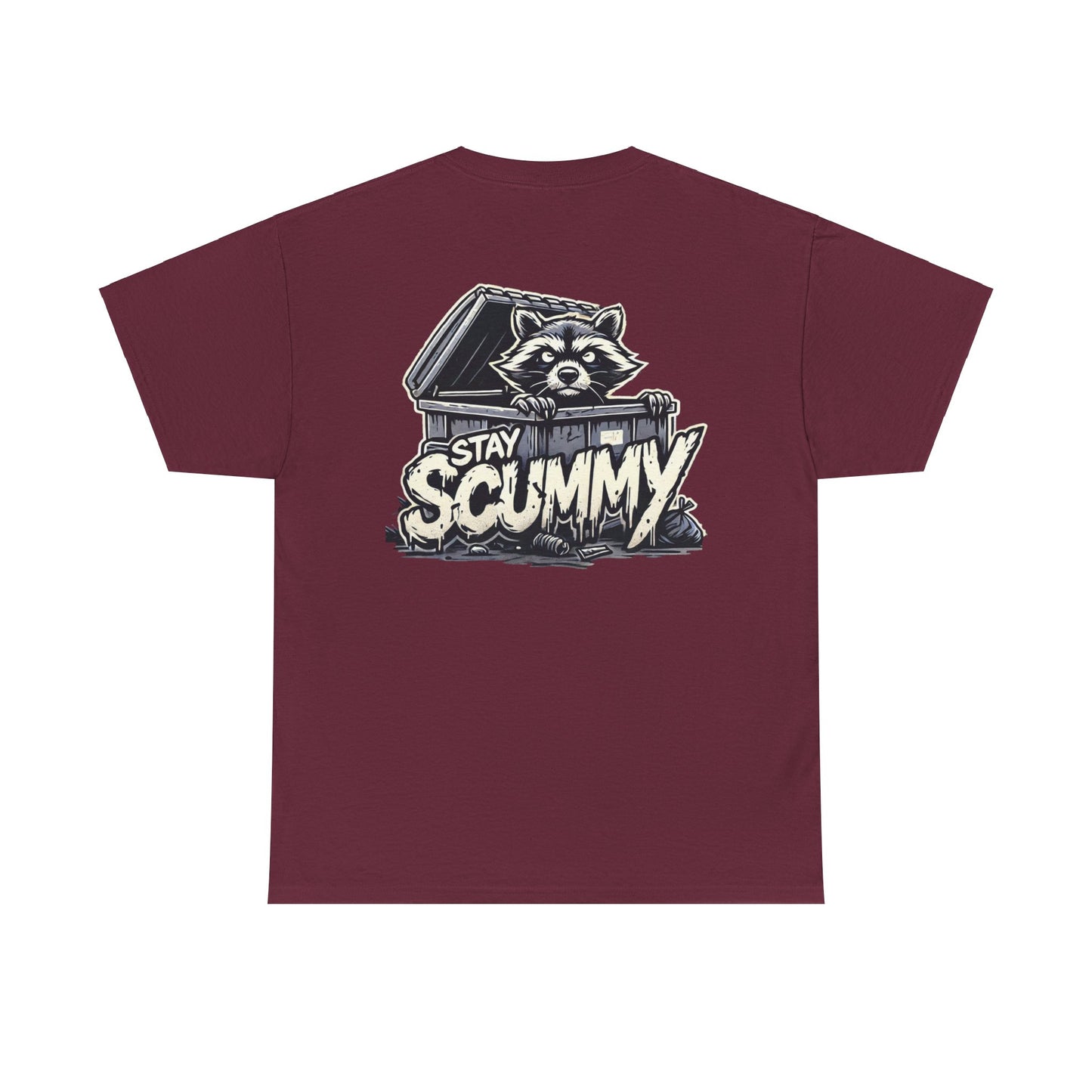 Unisex Tee - Stay Scummy trash panda logo